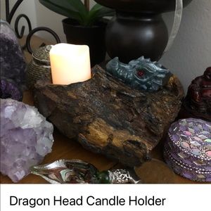 Dragon Head Candle Holder